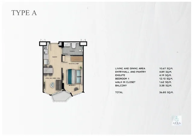 Aura Condominium (The One Nai Harn), plan 10