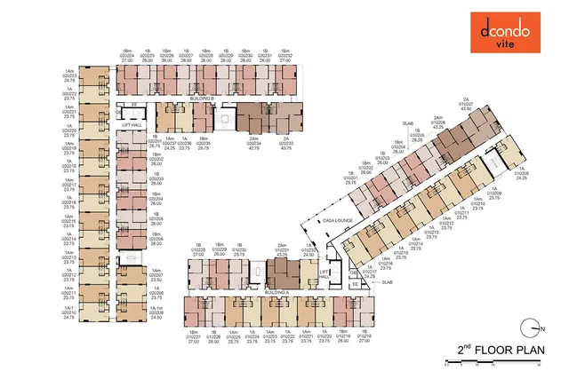 dcondo Vite Pattaya, plan 2