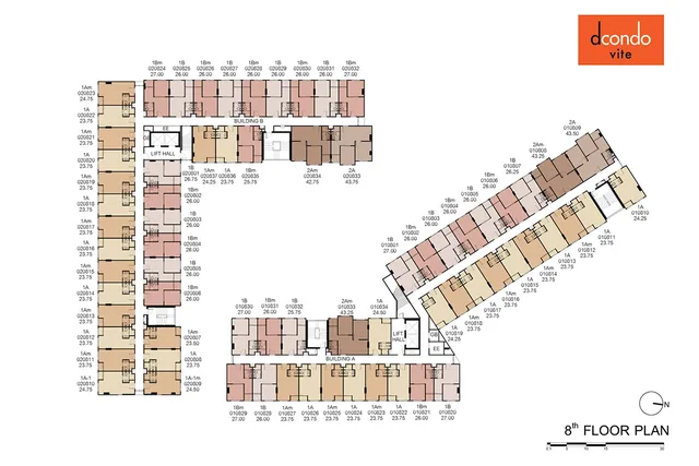 dcondo Vite Pattaya, plan 8