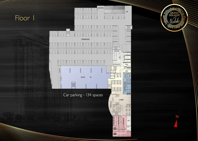 Grand Solaire Noble, plan 2