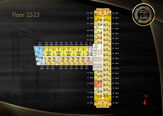 Grand Solaire Noble, plan 9