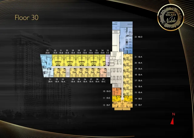 Grand Solaire Noble, plan 13
