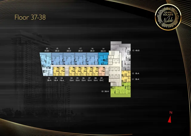Grand Solaire Noble, plan 18
