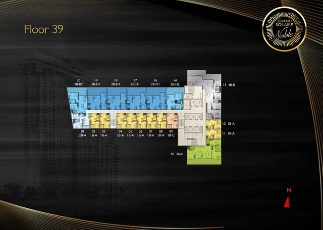 Grand Solaire Noble, plan 19