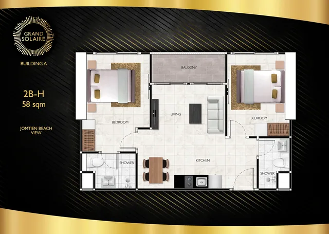 Grand Solaire Pattaya, plan 15