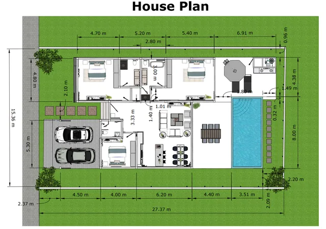 Huay Yai Park Villas, plan 1