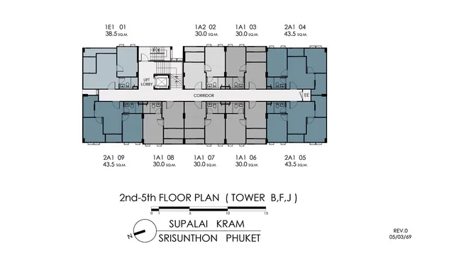 Supalai Kram Srisoonthorn Phuket, plan 6
