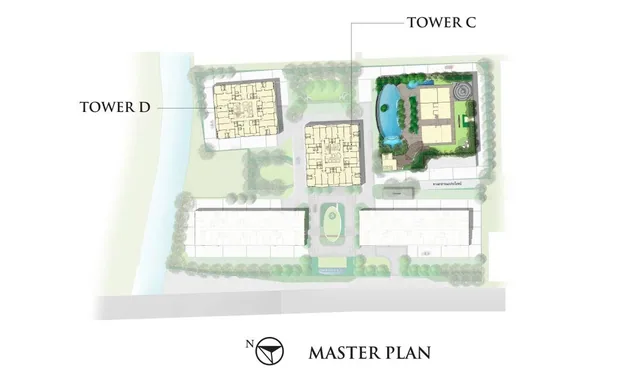 Supalai Oriental Sukhumvit 39, plan 2