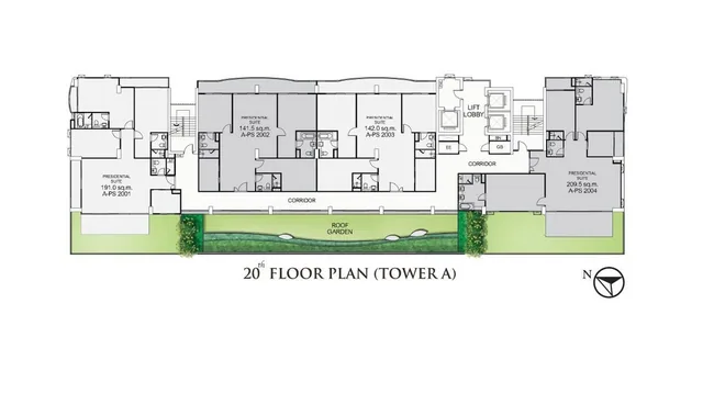 Supalai Oriental Sukhumvit 39, plan 4
