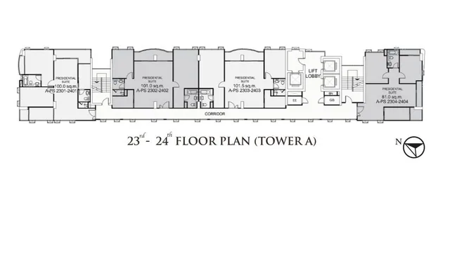 Supalai Oriental Sukhumvit 39, plan 7