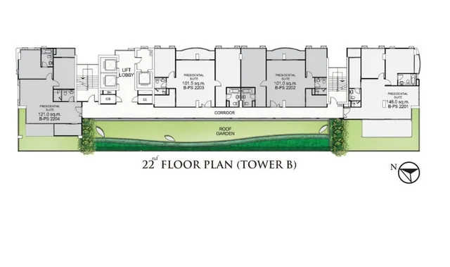 Supalai Oriental Sukhumvit 39, plan 11