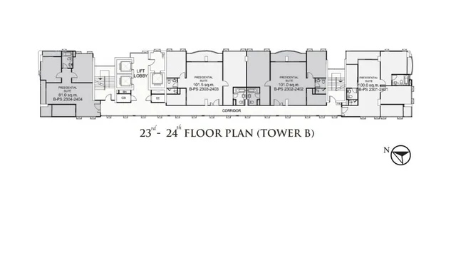 Supalai Oriental Sukhumvit 39, plan 12