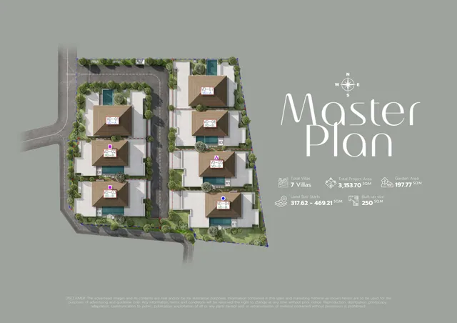 The Verdant by Botanica, plan 1