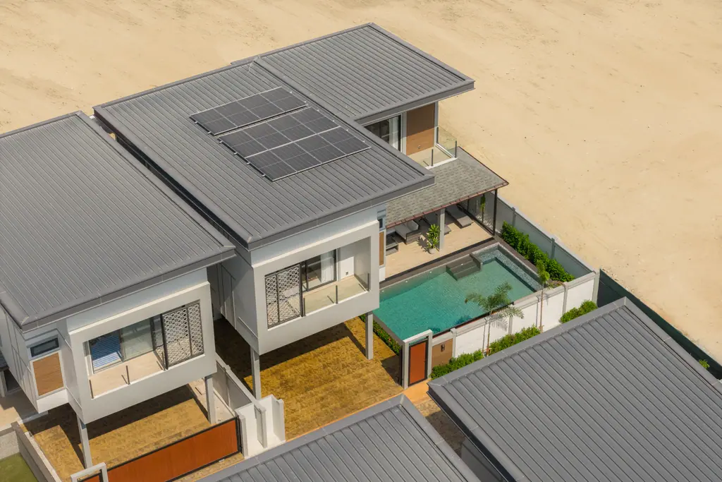 Zensiri Estate, construction progress, drone photo, 6 April 2026